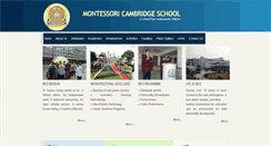 Desktop Screenshot of montessoricambridgeschool.com